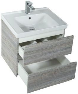 Подвесная тумба под раковину Art&Max Techno 70см сосна AM-Techno-700-2C-SO-LW635